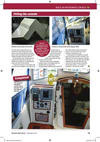 A Practical Boat Owner Article written by Keith Calton on making a Glass Reinforced Plastic Console Page 4