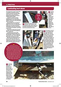 A Practical Boat Owner Article written by Keith Calton on making a protective keel shoe from glassfibre Page 3