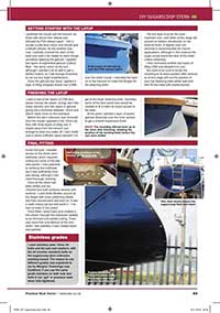 A Practical Boat Owner Article written by Keith Calton on making a Sugar Scoop Stern Page 2