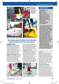 A Practical Boat Owner Article revuing the Calton Kombi 2 part nesting dinghy Page 2